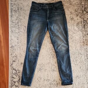 Express Dark Wash Skinny Jeans